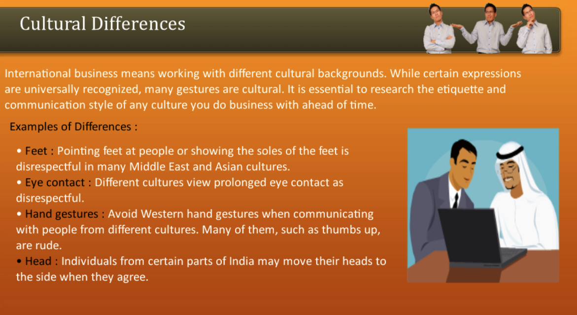 Cultural Differences - FreshSkills