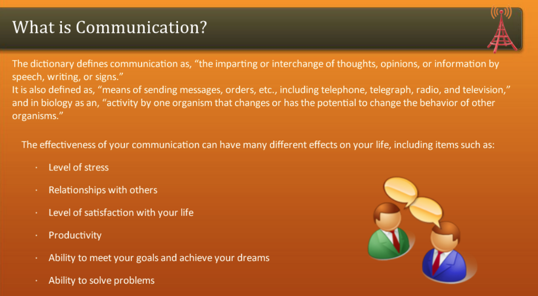 What is Communication - FreshSkills