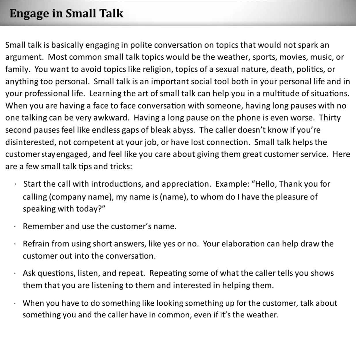 how to engage in small talk with a girl