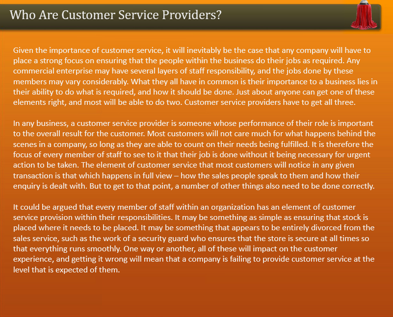 Who Are Customer Service Providers? - FreshSkills