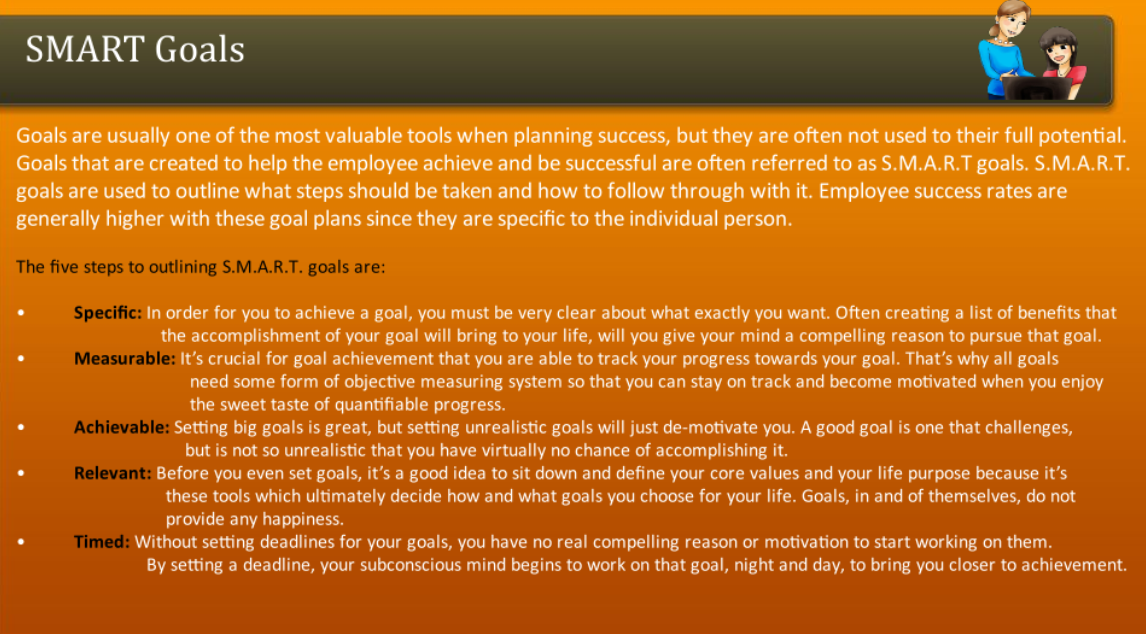 SMART Goals - FreshSkills