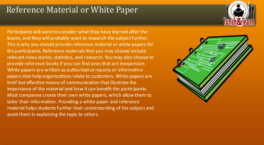 Reference Material or White Paper - FreshSkills