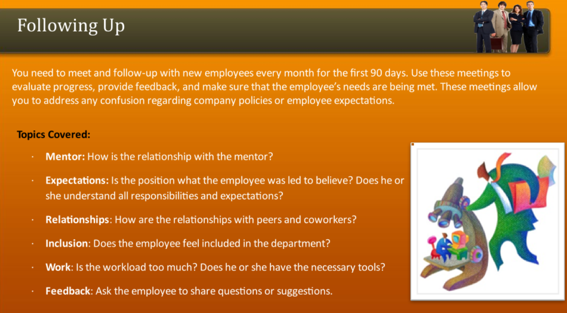 Following Up - FreshSkills