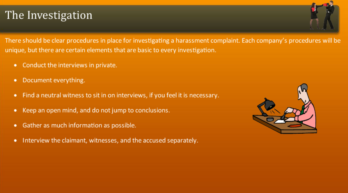 The Investigation - FreshSkills